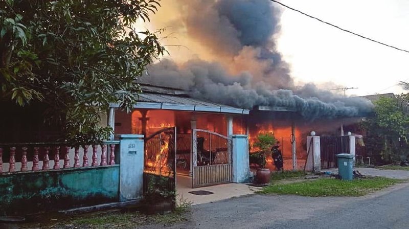 house burning malaysia